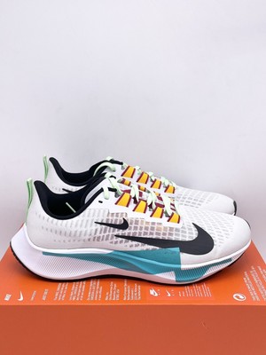 NEW Nike Air Zoom Pegasus 37 PRM White Black Blue Shoes CQ9977-100 Womens Size 9 | eBay