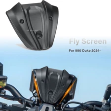 For 990 Duke 2024- New Motorcycle Front Fairing WindScreen Extend Cover