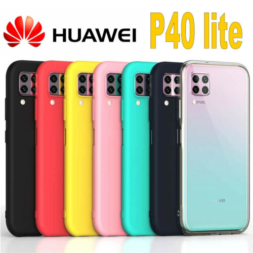 COVER per Huawei P40 Lite L' ORIGINALE Silicone CUSTODIA Qualità PREMIUM - Foto 1 di 9