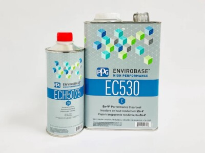 #ad #ad Ec530 Ppg Envirobase 1 Gal Clearcoat 1 Qt Ech5075 Hardener FREE SHIPPING $465.00