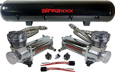 Airmaxxx Chrome 480 Air Compressors 5 Gallon Tank 200 Psi Air Ride Suspension