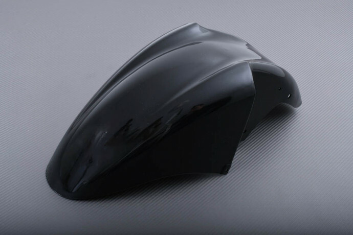 Garde-boue avant noir pour moto Kawasaki ZZR 400 de 1993 à 2007 en plastique ABS