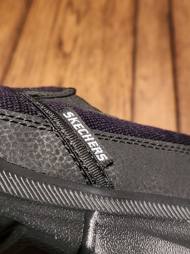 Scarpe slip on Skechers Relaxed Fit Memory Foam nere da uomo nuove con etichetta (11) - Foto 9 di 13
