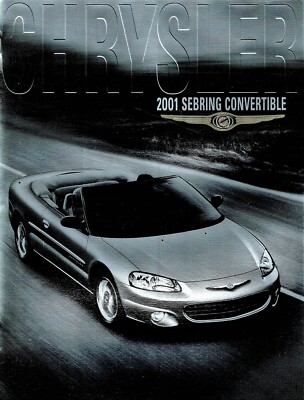 picture 2001 Chrysler Sebring Lxi Convertible 2001 chrysler sebring convertible lx lxi limited deluxe dealer sales brochure ebay