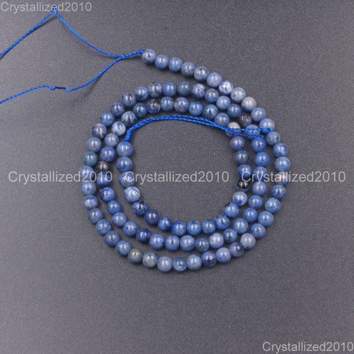 "Cuentas redondas de piedras preciosas Natural Sunset Dumortierite 4 mm 6 mm 8 mm 10 mm 12 mm 14 mm 16" - Imagen 2 de 12