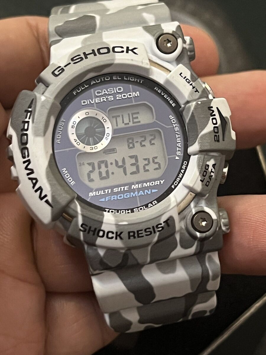 Rare Casio G Shock Frogman GW-200CF-7 Brazilian Camo Pattern Rare Casio G Shock Frogman GW-200CF-7 Brazilian Camo Pattern