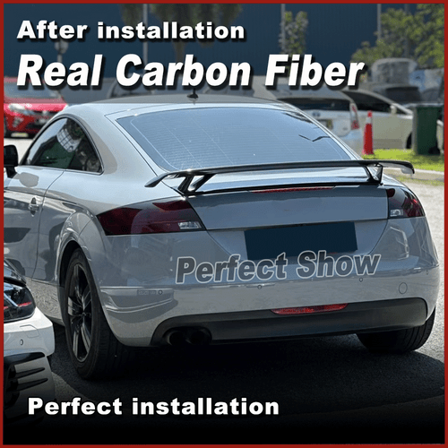 Heckspoiler Spoiler Carbon für Audi MK2 TT 8J TTS 08-14 Heckflügel Dachspoiler - Bild 6 von 13