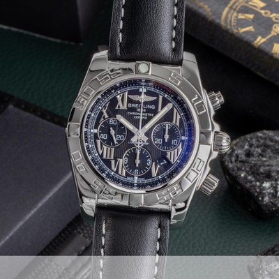 Breitling Chronomat 44 Chronograph Edelstahl Automatik Herrenuhr Ref. AB0110 