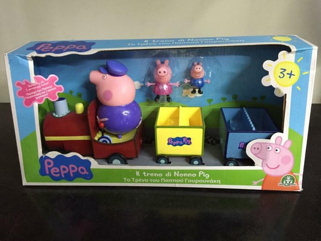 peppa pig mr bull figure