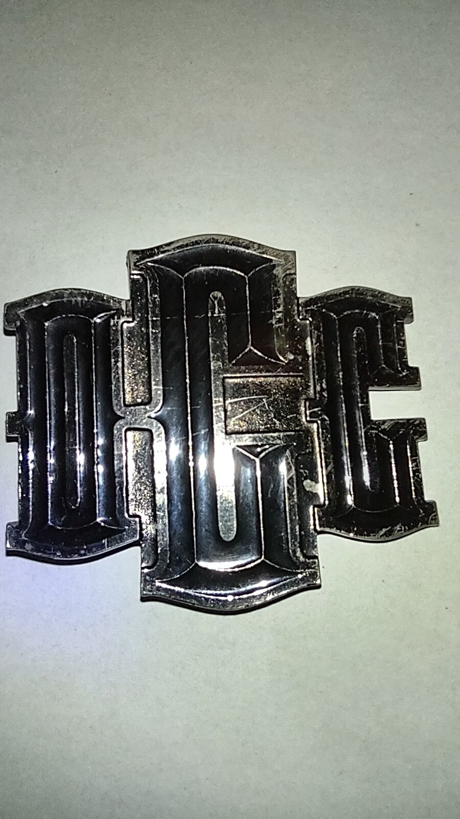 Orange County Choppers Belt Buckle Officially Lic OCC Black Buckle