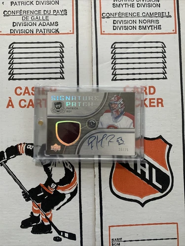 20/75 2005/06 The Cup Signature Patch Patrick Roy 