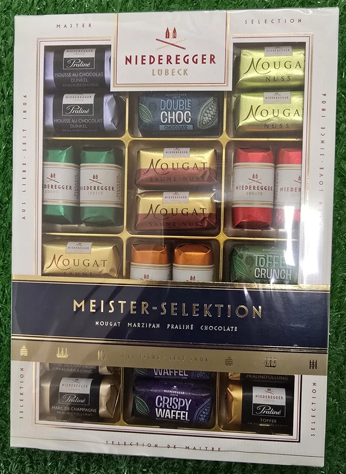 (38,33€/kg) Niederegger Meister Selektion Pralinen Nougat Trüffel Marzipan 300g