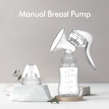 Manual Breast Pump - High Suction Portable Hand Pump for Nursing Mothers