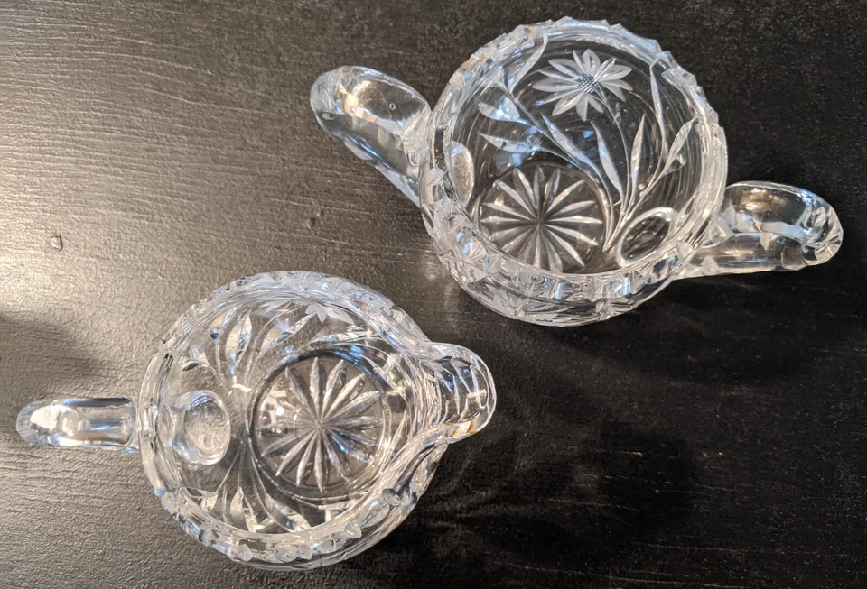 Impresionante juego de azúcar y crema de cristal de colección Foto 3 de 3