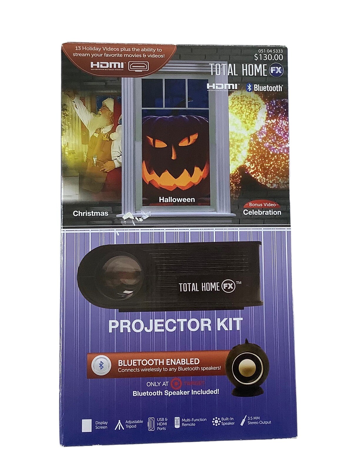 Total Home FX Projector Kit Animated Display Christmas/Halloween 