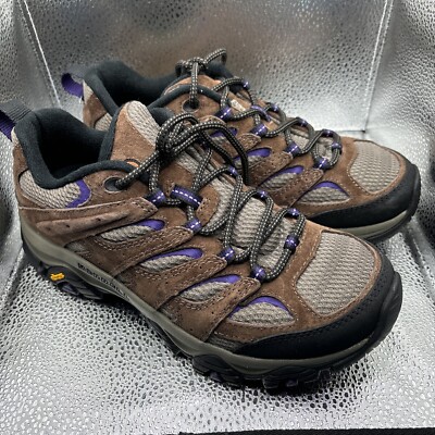 Merrell Women's Hiking Trail Shoes Size  7 Pair NEW Sample Brown Purple