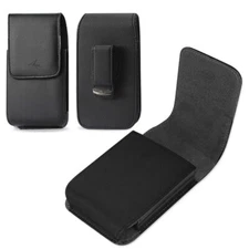 Vertical Leather Swivel Belt Clip Case Holster Pouch Cover for Cell Phones