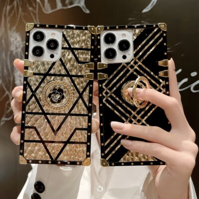 For Samsung Galaxy S22 S21 S20 S10 Note20 9 8 Luxury Camellia Flower Case