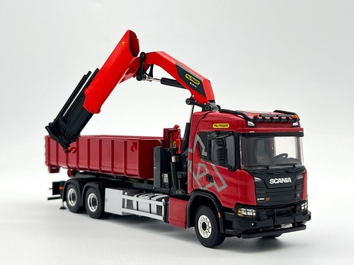 Scania G normal riged truck hooklift system with Palfinger PK370TEC , WSI models - Picture 3 of 10
