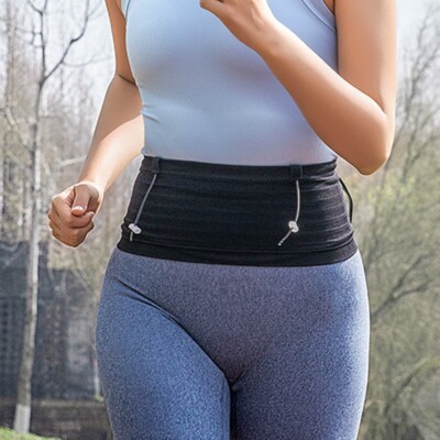 Unsichtbare Gürteltasche Slim Marathon Lauftasche Sport Handytasche für Damen Herren