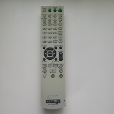 OEM Sony Remote Control AV System RM-ADU003 For DAV-DX155, DAV-DX255, DAV-DX315