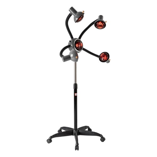 5 Head Infrared Light Heat Therapy Red Lamp Salon Hair Perming Dyeing Styling - Picture 7 of 23