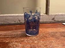 Vintage Blue Willow Juice Glass - 3 1/2” Tall