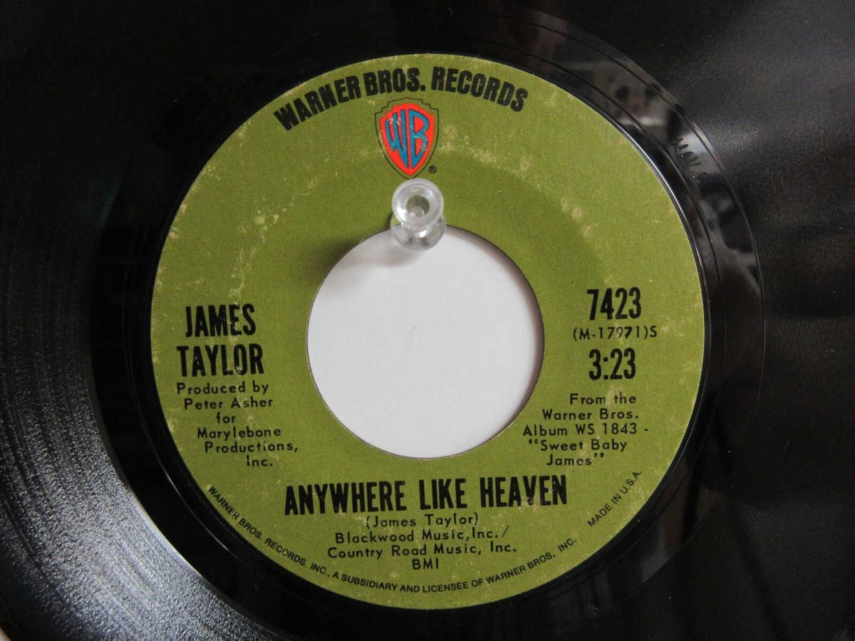 💥' JAMES TAYLOR ' HIT 45 + PICTURE [ FIRE AND RAIN ] 1970 !💥 | eBay