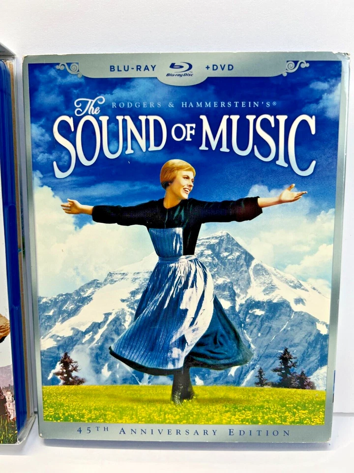 The Sound of Music 2 SETS - 45th & 50th Anniv. 5-Disc Blu-ray DVD CD Poster Art Foto 3 de 4