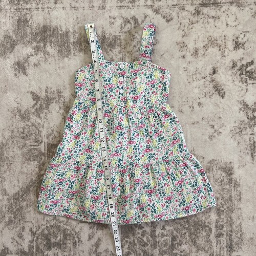 Girls GAP Cotton Floral Sleeveless Dress Sz XS (4/5) - Picture 4 of 8