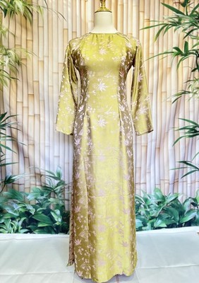 long dress in vietnamese Mulberry silk Vietnamese dress Ao Dai Only