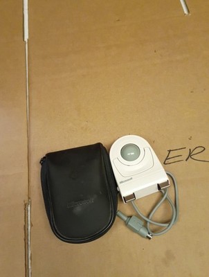 Vintage Microsoft BallPoint Mouse v2.0 51010 w/ Original Pouch - UNTESTED