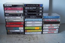 Progressive Rock Cassette Tapes. Lot of 21 Tapes 7 others
