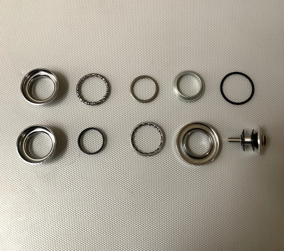 NECO 1 Inch Threadless Headset Silver Crown Race Dia 27.0 mm - Image 4 of 4