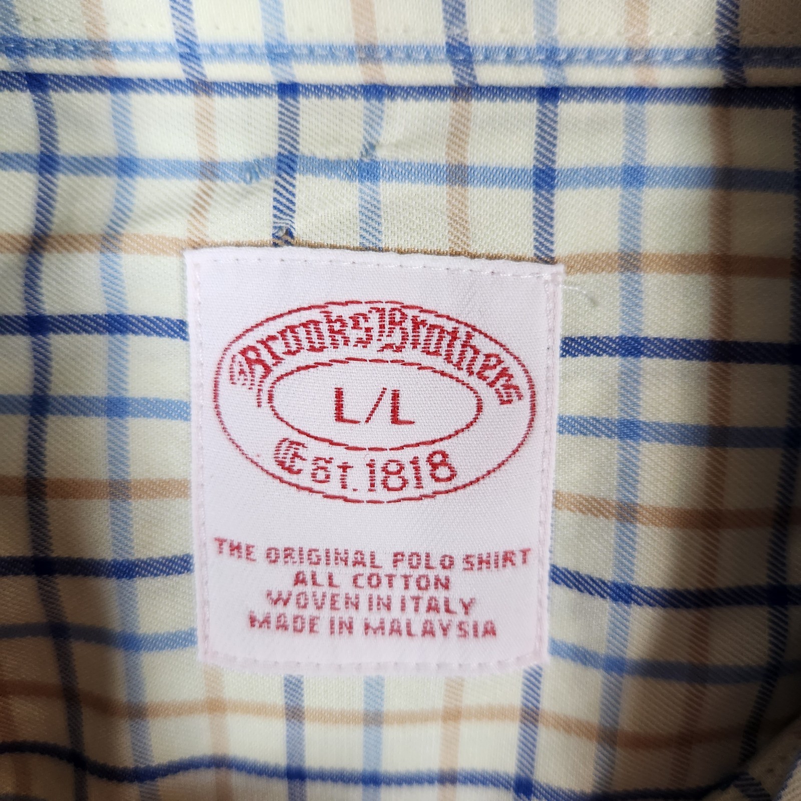 Brooks Brothers Multicolor Checked Button Down Sh… - image 5