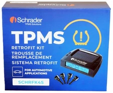 Genuine Schrader Tire Pressure Monitoring System TPMS Retrofit Kit SCHRFK4S