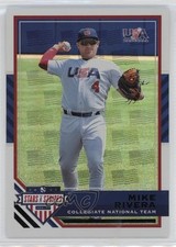 2017 USA Baseball Stars & Stripes Longevity Black Flag /5 Mike Rivera #21 0i76