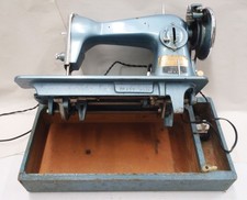 Blue Domestic Sewing Machine Collectible Sewing Machines for sale
