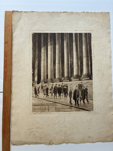 William Sharp “ Pillars Of Justice”Vintage Lawyer Attorney Courtroom Print - Picture 3 of 16
