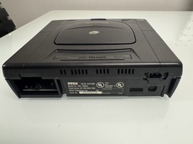 Sega Saturn Black Console MK-80000 w/ Controller, AV & Power Cable, Tested/Works