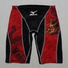 MIZUNO Swimming Competition Swimming Spats Swimsuit Dragon Japanese Pattern