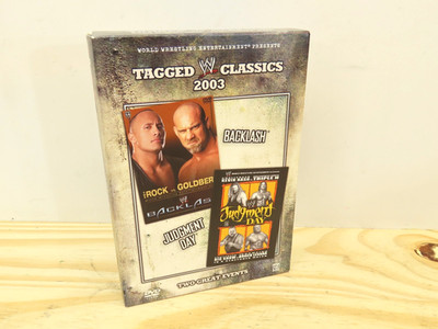 WWE Tagged Classics DVD Set 2003 Backlash  Judgment Day Used