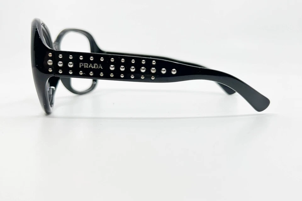 Gafas de sol para mujer Prada SPR04M 1AB-1A1 negras redondas marcos 60-15-130 18820” Foto 3 de 4