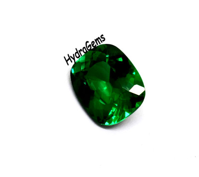Natural Unheated Emerald 9Ct Cushion Cut Deep Vivid Green Zambia Origin Gemstone