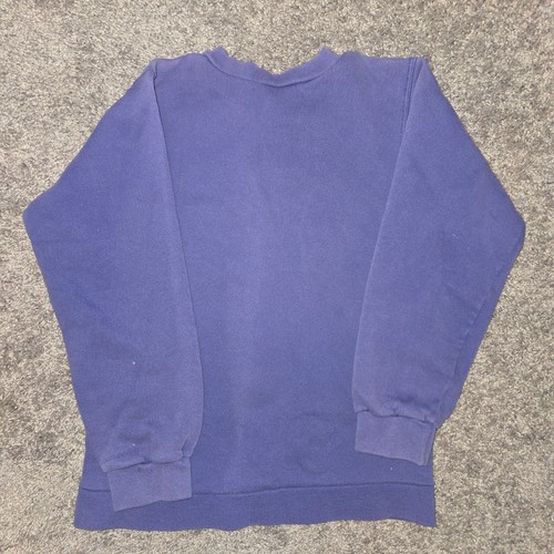 Vintage 00’s Nike Crewneck Youth M/Adult XtraSmall blue Spell Out Logo Swoosh - Picture 4 of 4