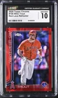 New Listing2025 Topps Chrome Mike Trout #100 Red Lava Refractor /5 CGC 10
