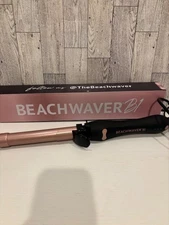 BEACHWAVER Co. B1 Rotating Curling Iron Midnight Rose Even Heat Distribution 1"