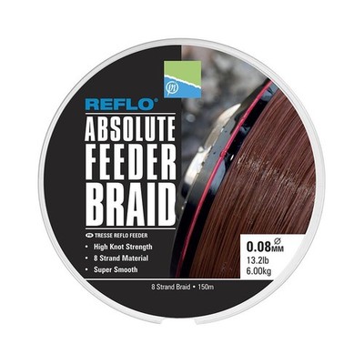 Preston Reflo Absolute Feeder Braid 150m - geflochtene Feederschnur Schnur