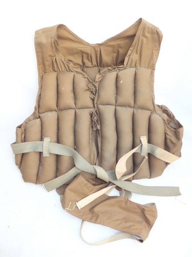 Former Japanese navy air corps replica life jacket KAPOK WWⅡ military IJA IJN - Picture 3 of 10