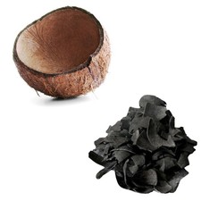 Coconut Shell Charcoal 50g  Activated Carbon Chips  100 Pure  Organic